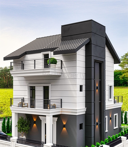 Вілла планування 4 + 1 в районі Белек - Анталія 