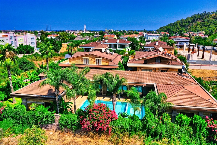 Вілла планування 5 + 1 в районі Кемер - Анталія 