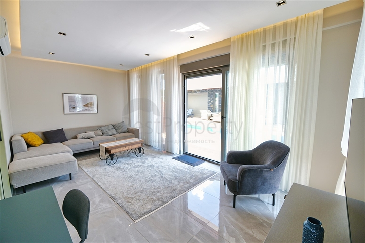  Таунхаус планування 3 + 1 в районі Кемер-Анталія 