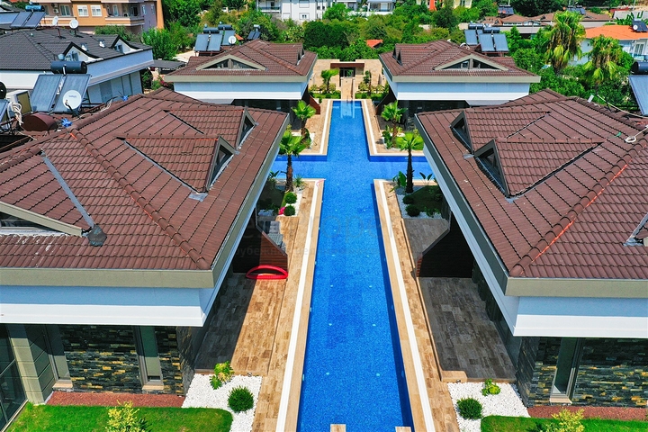  Таунхаус планування 3 + 1 в районі Кемер-Анталія 