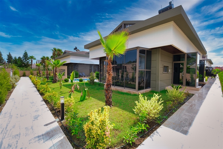  Таунхаус планування 3 + 1 в районі Кемер-Анталія 