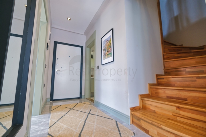  Таунхаус планування 3 + 1 в районі Кемер-Анталія 