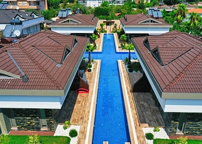  Таунхаус планування 3 + 1 в районі Кемер-Анталія 