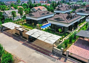  Таунхаус планування 3 + 1 в районі Кемер-Анталія 