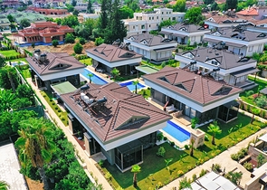  Таунхаус планування 3 + 1 в районі Кемер-Анталія 