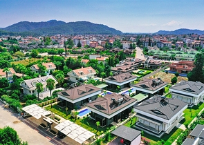  Таунхаус планування 3 + 1 в районі Кемер-Анталія 