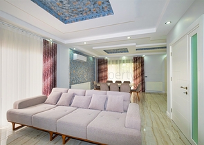 Вілла планування 5 + 1 в мікрорайоні Гюзельоба - Анталія 