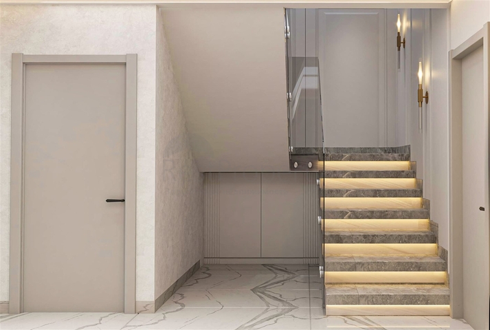 Вілла планування 3 + 1 в районі Кемер - Анталія 