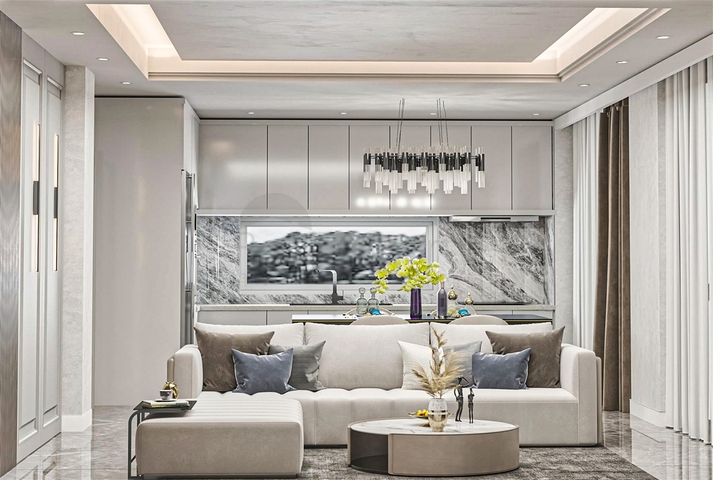 Вілла планування 3 + 1 в районі Кемер - Анталія 