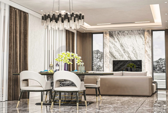 Вілла планування 3 + 1 в районі Кемер - Анталія 