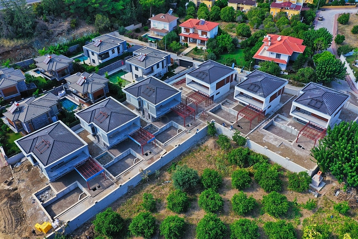 Вілла планування 3 + 1 в районі Кемер - Анталія 