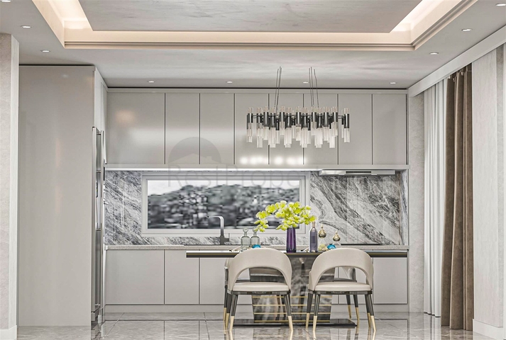 Вілла планування 3 + 1 в районі Кемер - Анталія 