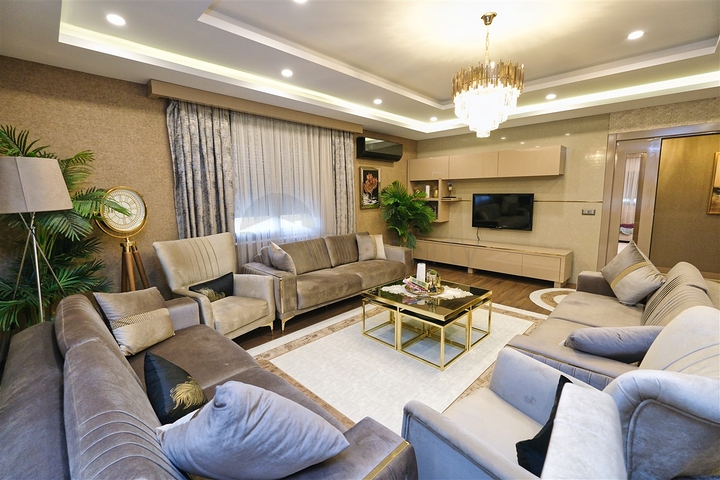 Вілла планування 3 + 2 в районі Кемер-Анталія 