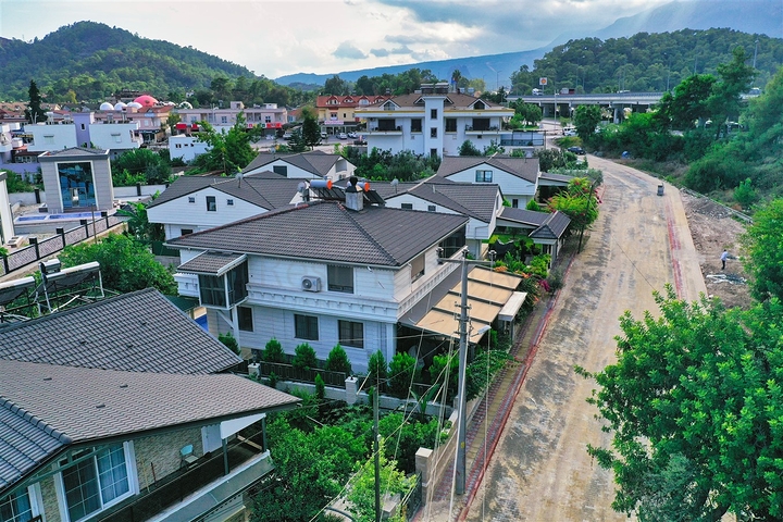 Вілла планування 3 + 2 в районі Кемер-Анталія 