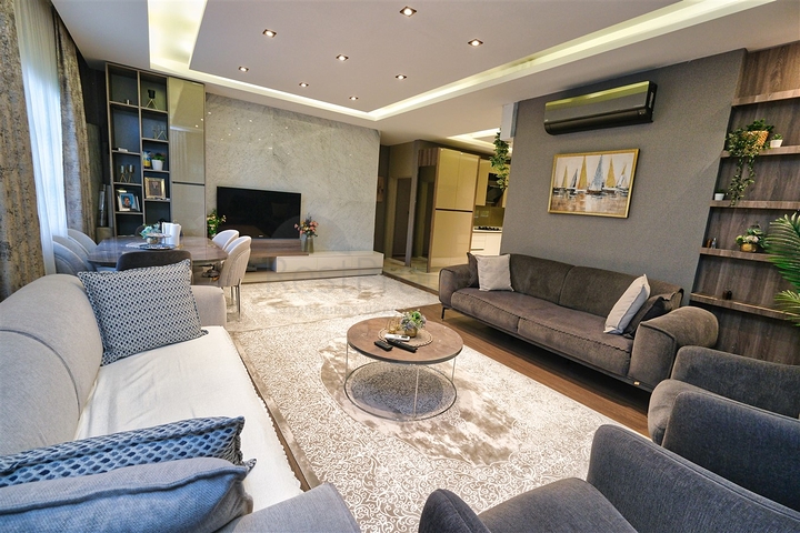 Вілла планування 3 + 2 в районі Кемер-Анталія 