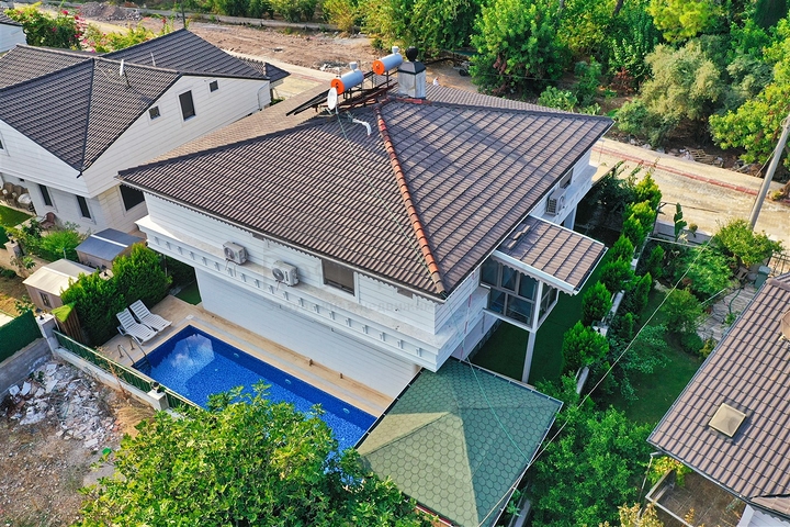 Вілла планування 3 + 2 в районі Кемер-Анталія 