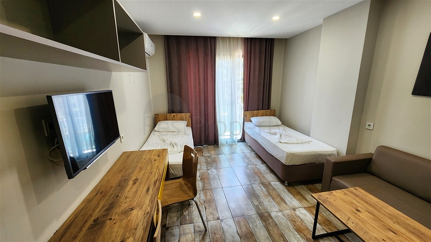 На продаж виставлений готель, що має 57 номерів в районі Кепез-Анталія 