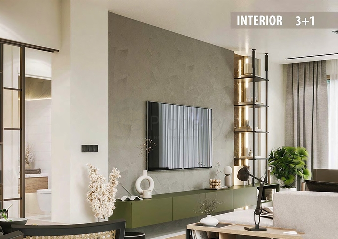 Вілли планування 3 + 1 і 4 + 1 в районі Сіде - Анталія