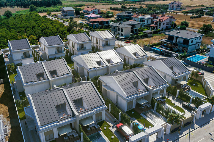 Вілли планування 3 + 1 і 4 + 1 в районі Сіде - Анталія