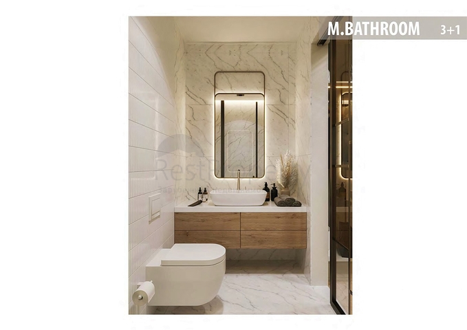 Вілли планування 3 + 1 і 4 + 1 в районі Сіде - Анталія