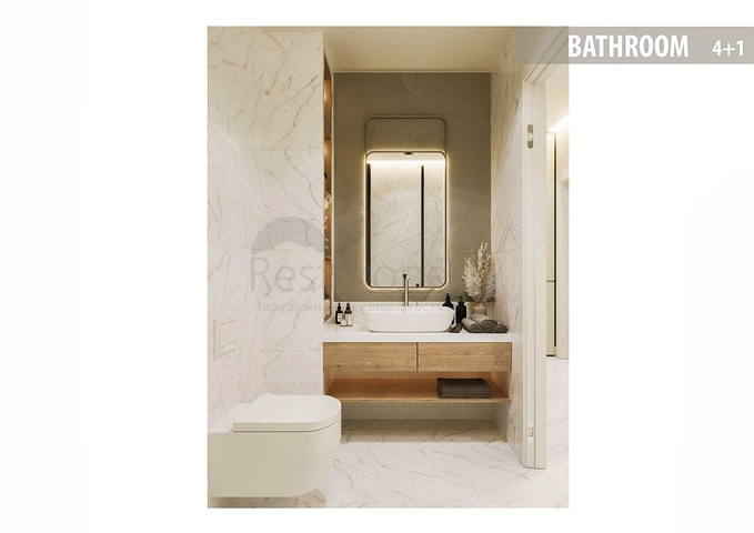 Вілли планування 3 + 1 і 4 + 1 в районі Сіде - Анталія