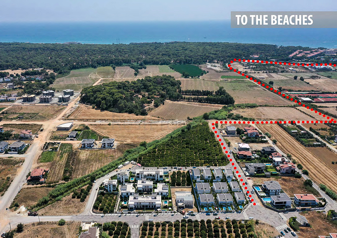 Вілли планування 3 + 1 і 4 + 1 в районі Сіде - Анталія