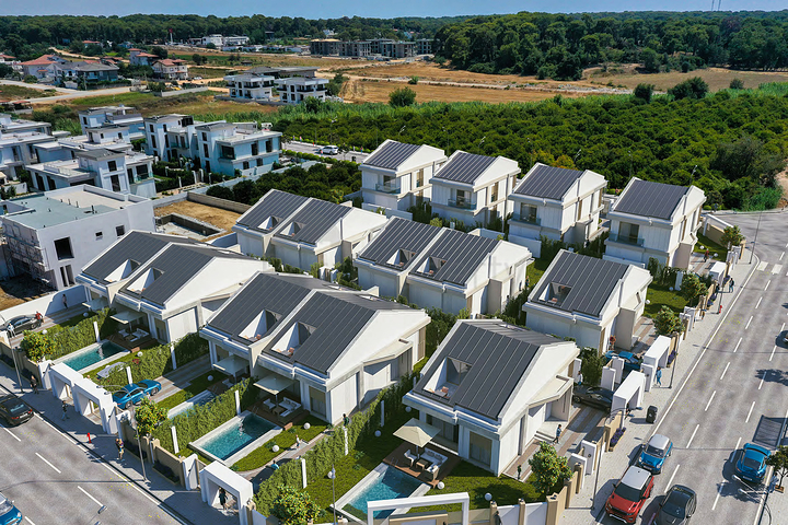 Вілли планування 3 + 1 і 4 + 1 в районі Сіде - Анталія