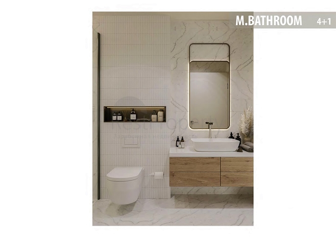 Вілли планування 3 + 1 і 4 + 1 в районі Сіде - Анталія