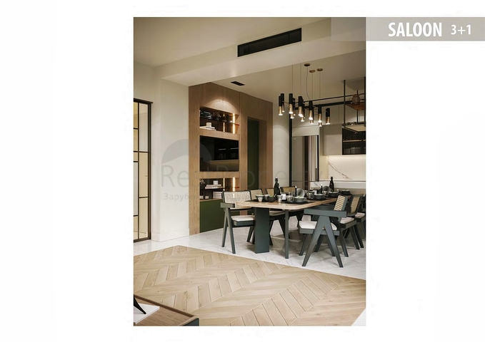 Вілли планування 3 + 1 і 4 + 1 в районі Сіде - Анталія