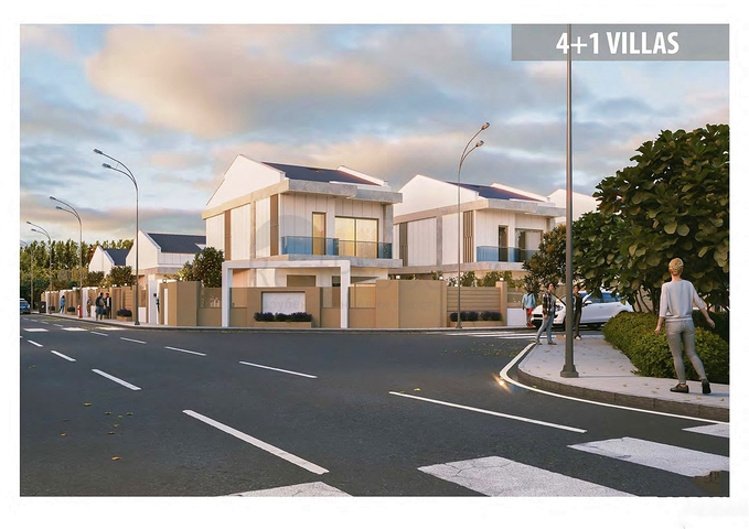 Вілли планування 3 + 1 і 4 + 1 в районі Сіде - Анталія