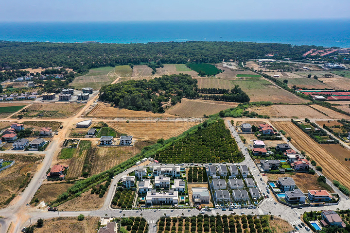 Вілли планування 3 + 1 і 4 + 1 в районі Сіде - Анталія