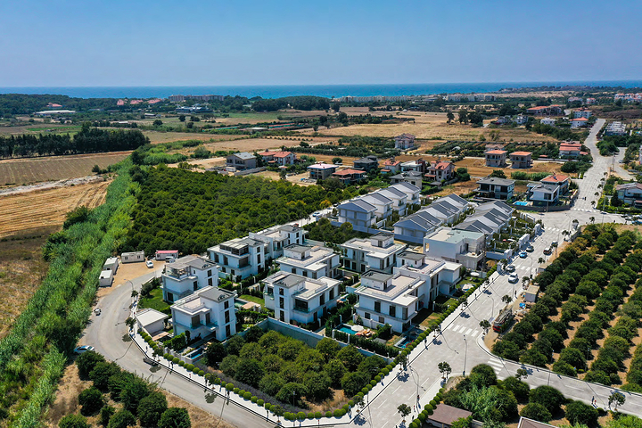 Вілли планування 3 + 1 і 4 + 1 в районі Сіде - Анталія