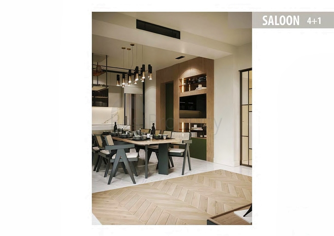 Вілли планування 3 + 1 і 4 + 1 в районі Сіде - Анталія