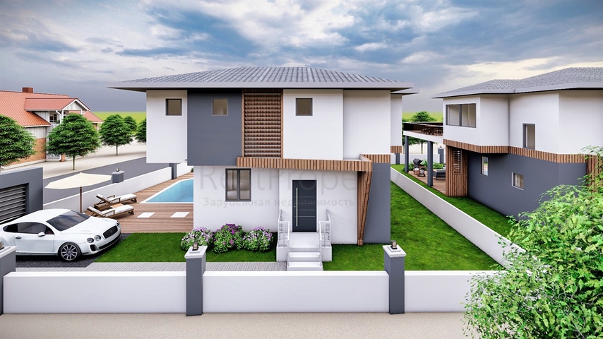 Вілла планування 3 + 1 в районі Кемер - Анталія 