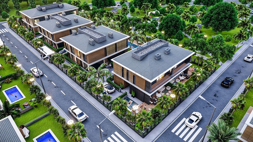 Інвестиційний проект Вілл в мікрорайоні Ерменек-Анталія 