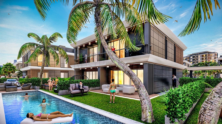 Інвестиційний проект Вілл в мікрорайоні Ерменек-Анталія 