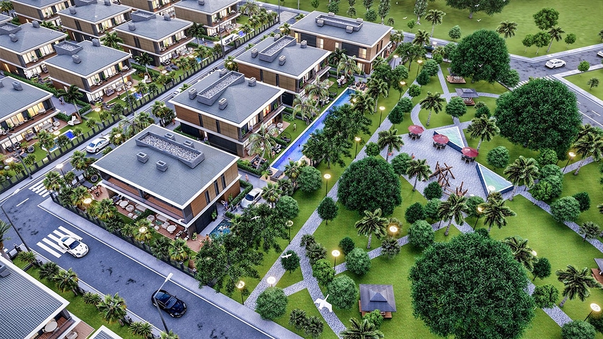 Інвестиційний проект Вілл в мікрорайоні Ерменек-Анталія 