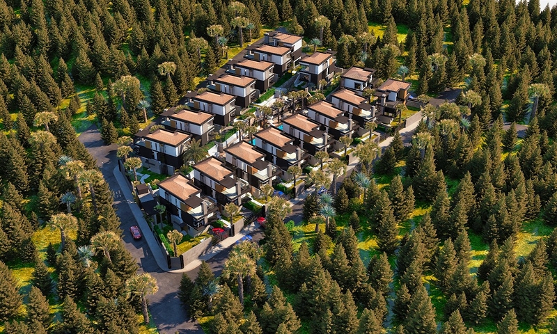 Вілли планування 4 + 1 в районі Сіде - Анталія 