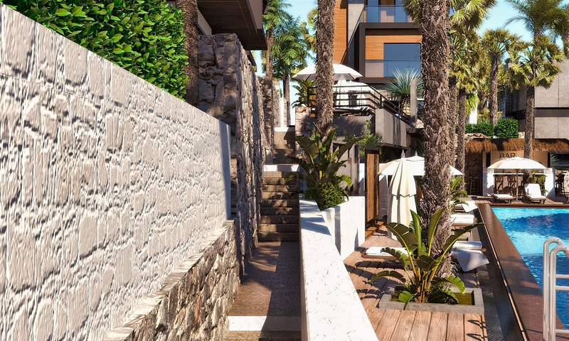 Вілли планування 4 + 1 в районі Сіде - Анталія 