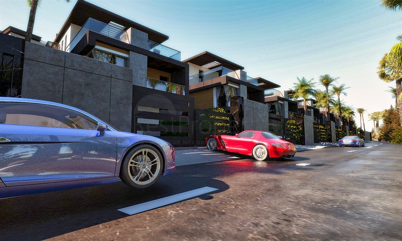 Вілли планування 4 + 1 в районі Сіде - Анталія 