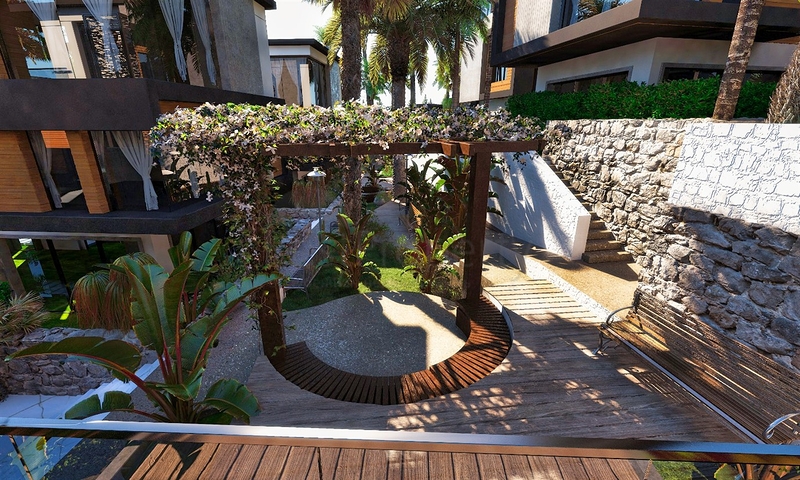 Вілли планування 4 + 1 в районі Сіде - Анталія 