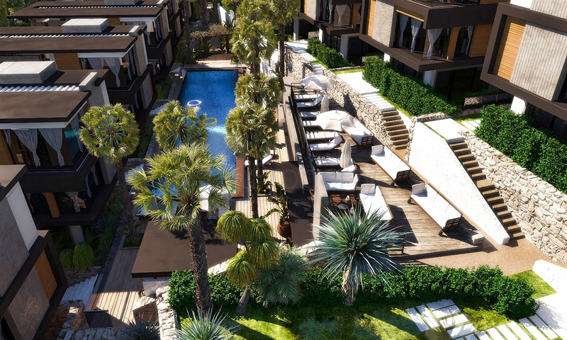 Вілли планування 4 + 1 в районі Сіде - Анталія 