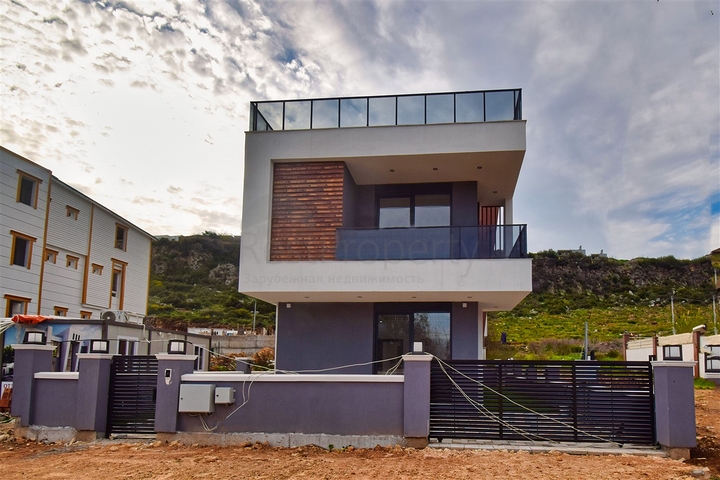 Вілла планування 4 + 1 в мікрорайоні Ерменек - Анталія 