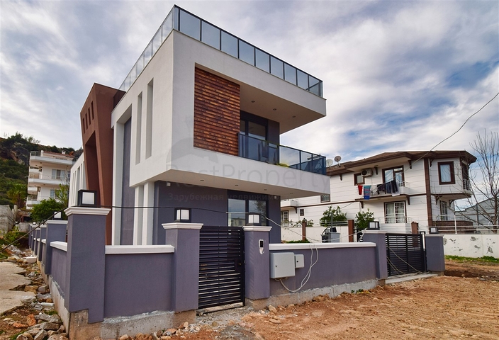 Вілла планування 4 + 1 в мікрорайоні Ерменек - Анталія 