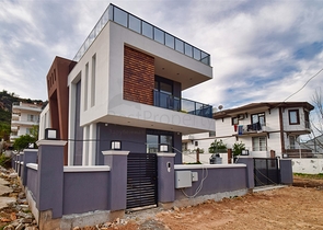 Вілла планування 4 + 1 в мікрорайоні Ерменек - Анталія 