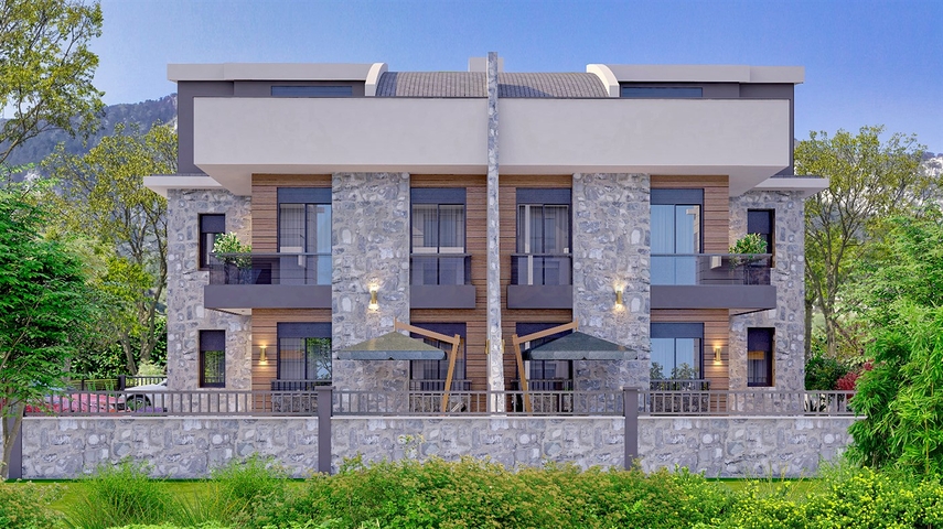 Вілла планування 4 + 1 в районі Белек - Анталія 