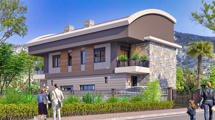 Вілла планування 4 + 1 в районі Белек - Анталія 