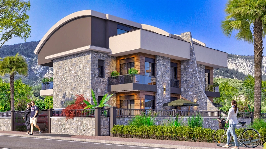 Вілла планування 4 + 1 в районі Белек - Анталія 