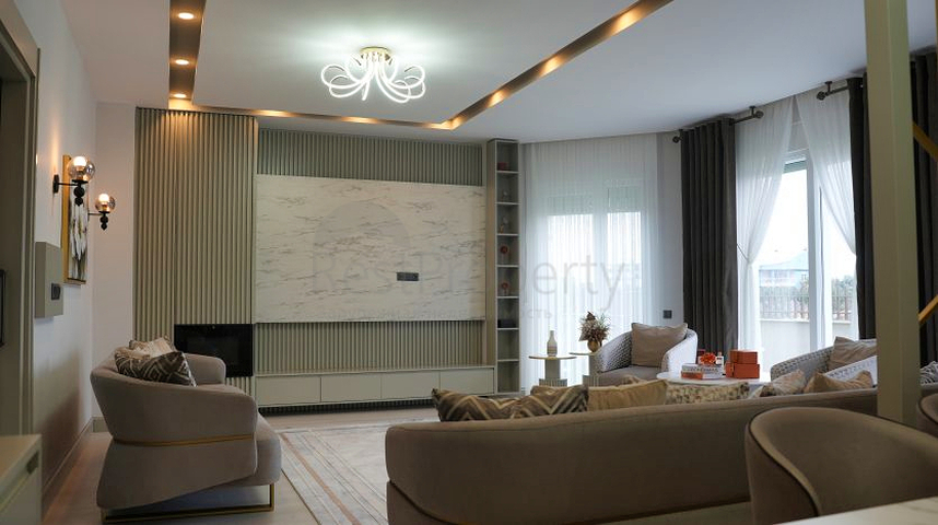 Вілла планування 5 + 1 в районі Дошемеалти - Анталія 