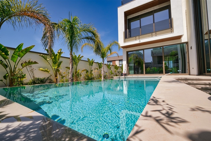 Вілла планування 4 + 2 в мікрорайоні Алтинкале - Анталія 